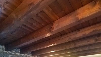 Tetto in legno di Zogno Bergamo