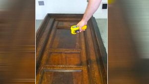 Antitarlo microonde pro del portone del Duomo di Conegliano Antitarlo microonde del portone