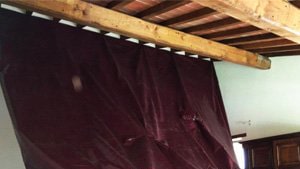 Trattamento antitarlo in corso nella prima Villa Trattamento antitarlo in corso nella prima Villa