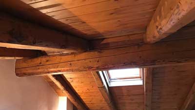 Tetto in abete a Farra d'Isonzo