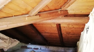 Una delle aree della soffitta