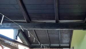 Area tettoia bonificata