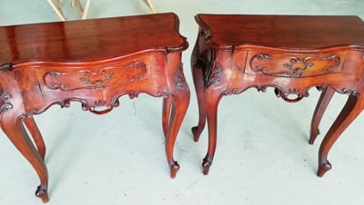 Comodini bonificati e restaurati