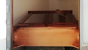 Trattamento microonde credenza in corso