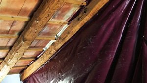 Processo di antitarlo aria calda in corso