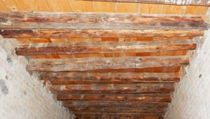 Condizioni del tetto durante sopralluogo