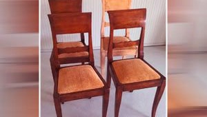 Sedie prima del restauro