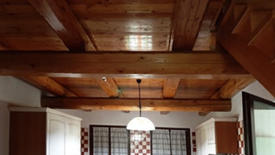 Soffitto in legno