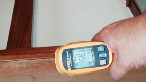 Rilievo temperatura della credenza durante il trattamento