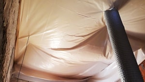 Trattamento antitarlo ad aria calda in corso