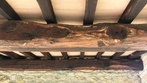 Travi di un porticato