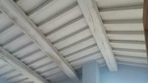 Strutture lignee della seconda villa Strutture lignee